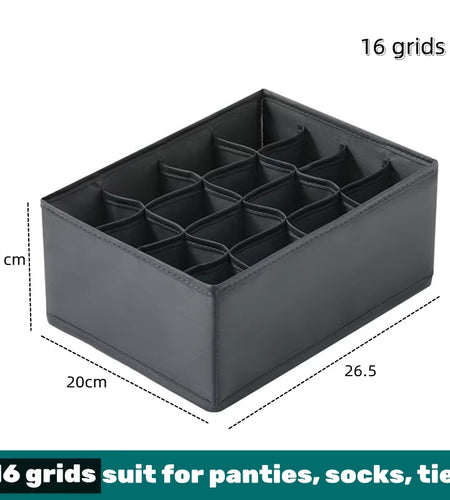 Organizer for Underwear Socks Bra Pants Scarf Tie Storage Box Jeans Clothing Organization Dividers for Drawers Clothes Organizer