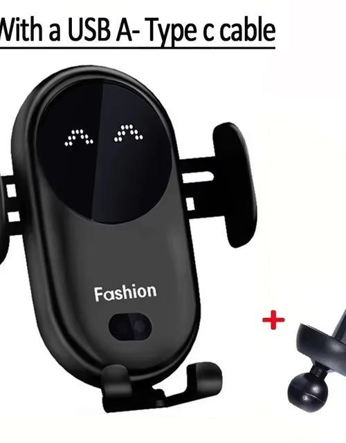 Load image into Gallery viewer, AutoGrip Wireless Car Charger – Infrared Sensor Mount &amp; Fast Charging Stand for iPhone &amp; Samsung
