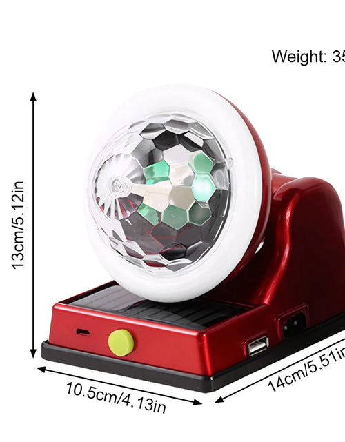Load image into Gallery viewer, GlowOrb™ Waterproof Rotating Disco Ball Light – Colorful LED Magic for Parties &amp; Events
